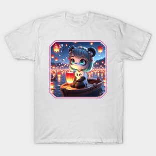 Cute Panda Girl T-Shirt